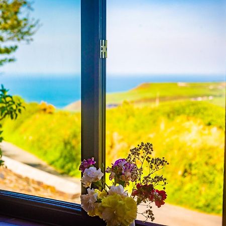 Polrunny Farm Elderberry Cottage With Sea View بوسكاسِل المظهر الخارجي الصورة